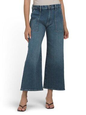 HUDSON Jolene Wide Leg Ankle Jeans
